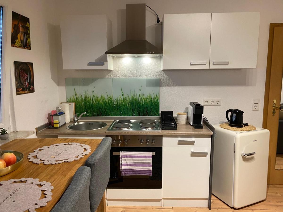 Kleines Apartment Mit Begehbarer Dusche Im Schlafzimmer Eberbach  Ngoại thất bức ảnh